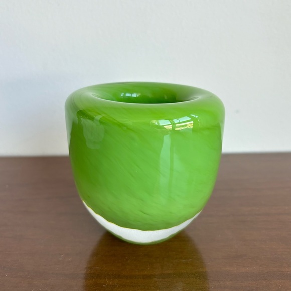 Nachtmann Green Crystal Heavy Votive - Picture 1 of 13